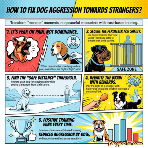 How to Stop Dog Aggression Towards Strangers?