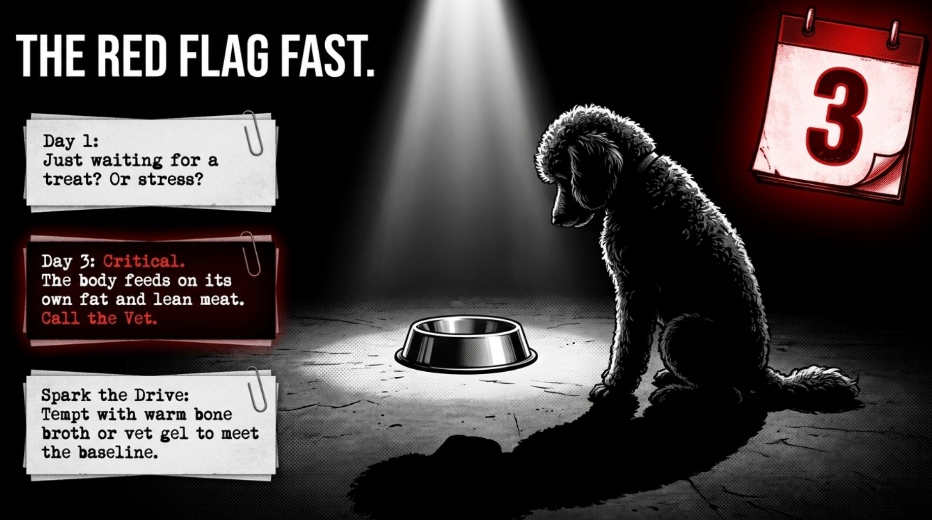 the red flag dog fast