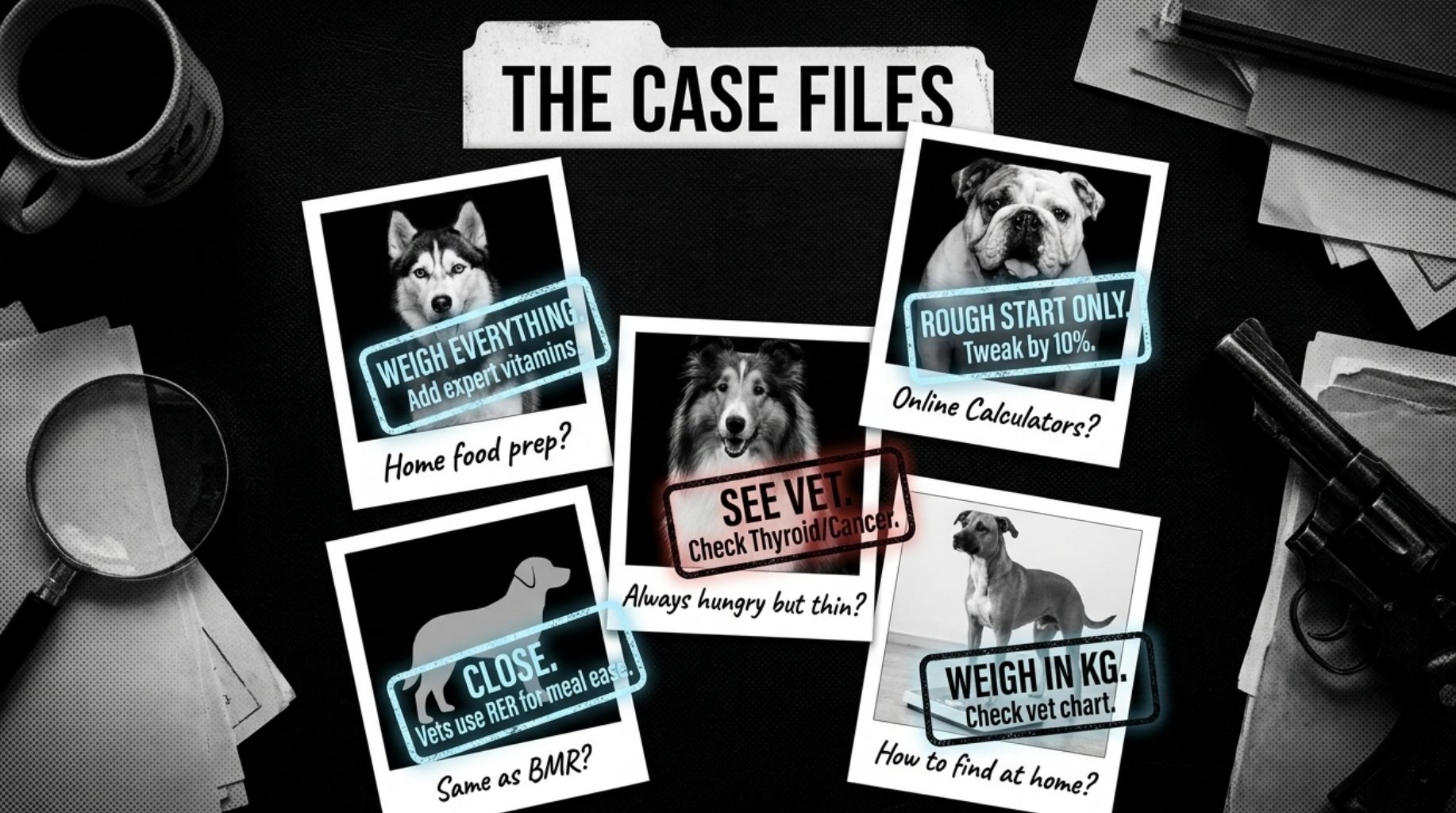 the scientific case studies about the dogs