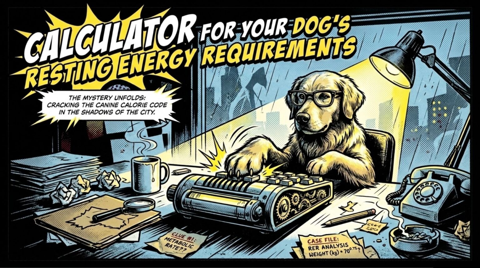 The Official Free Calculator for Dog Resting Energy Requirement