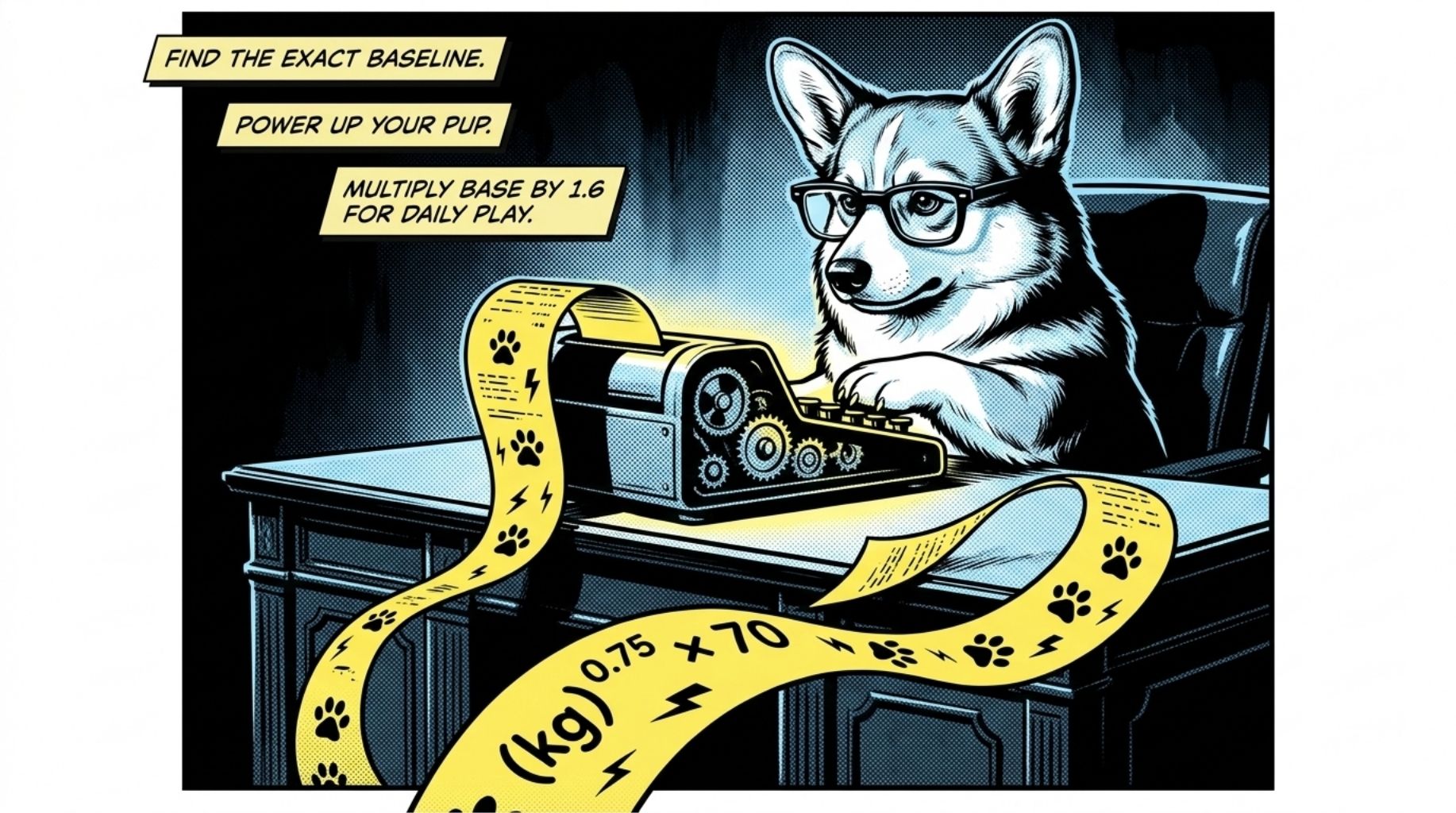 Dog Resting Energy Requirement Calculator comic