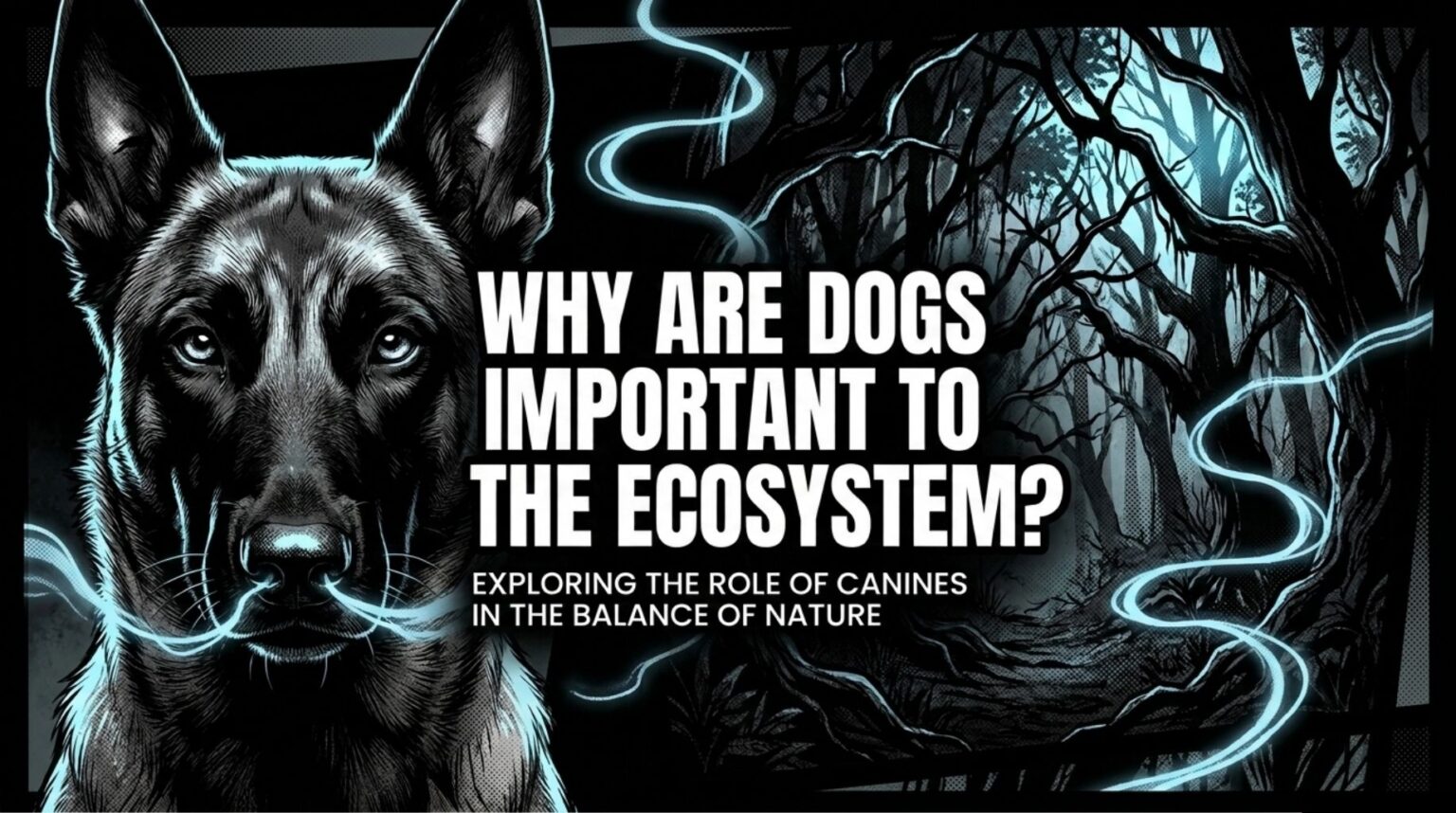 showing how the nose and the scent of all dogs are important for the ecosystem