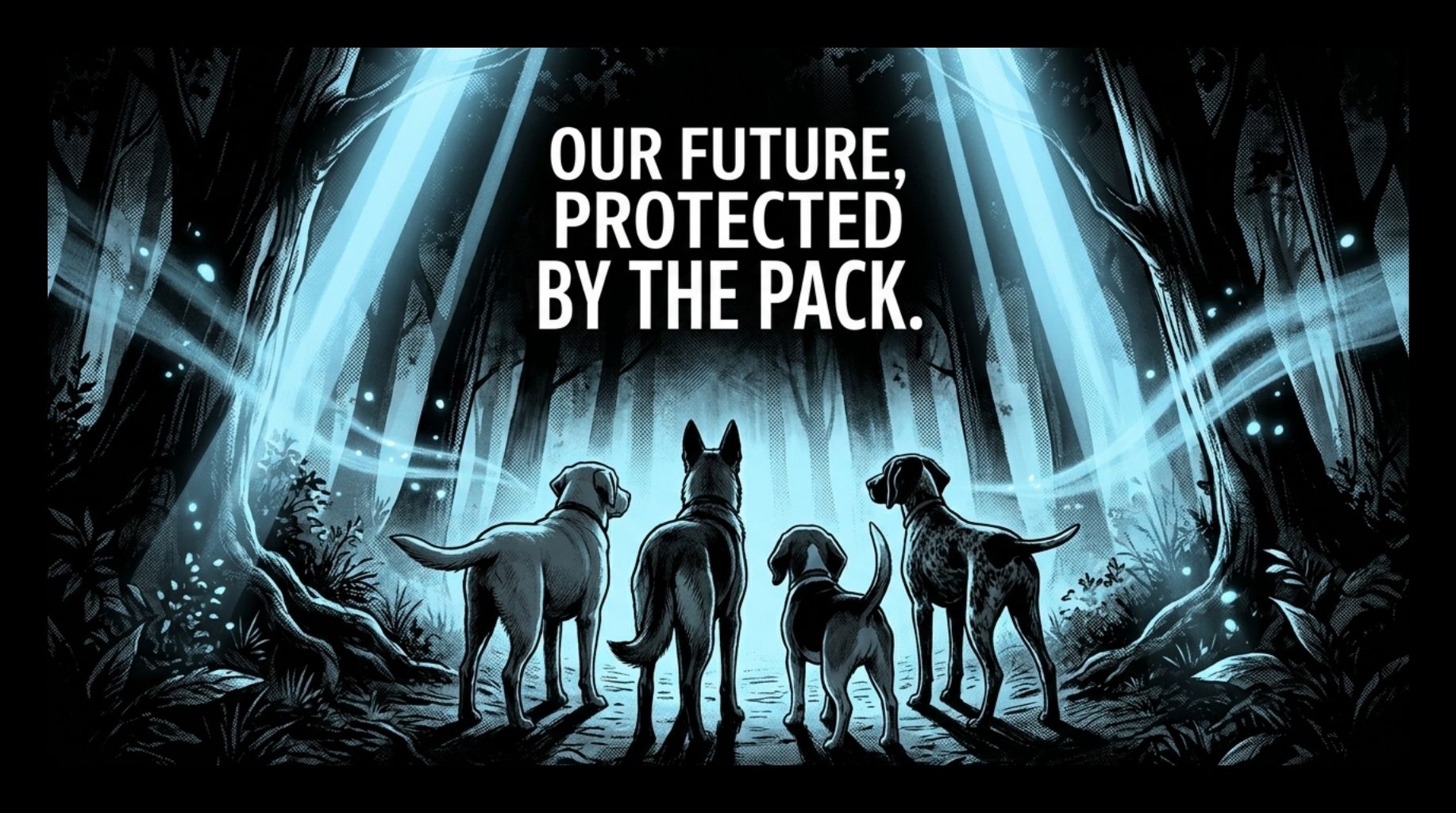 the dog pack is protecting our nature and our life