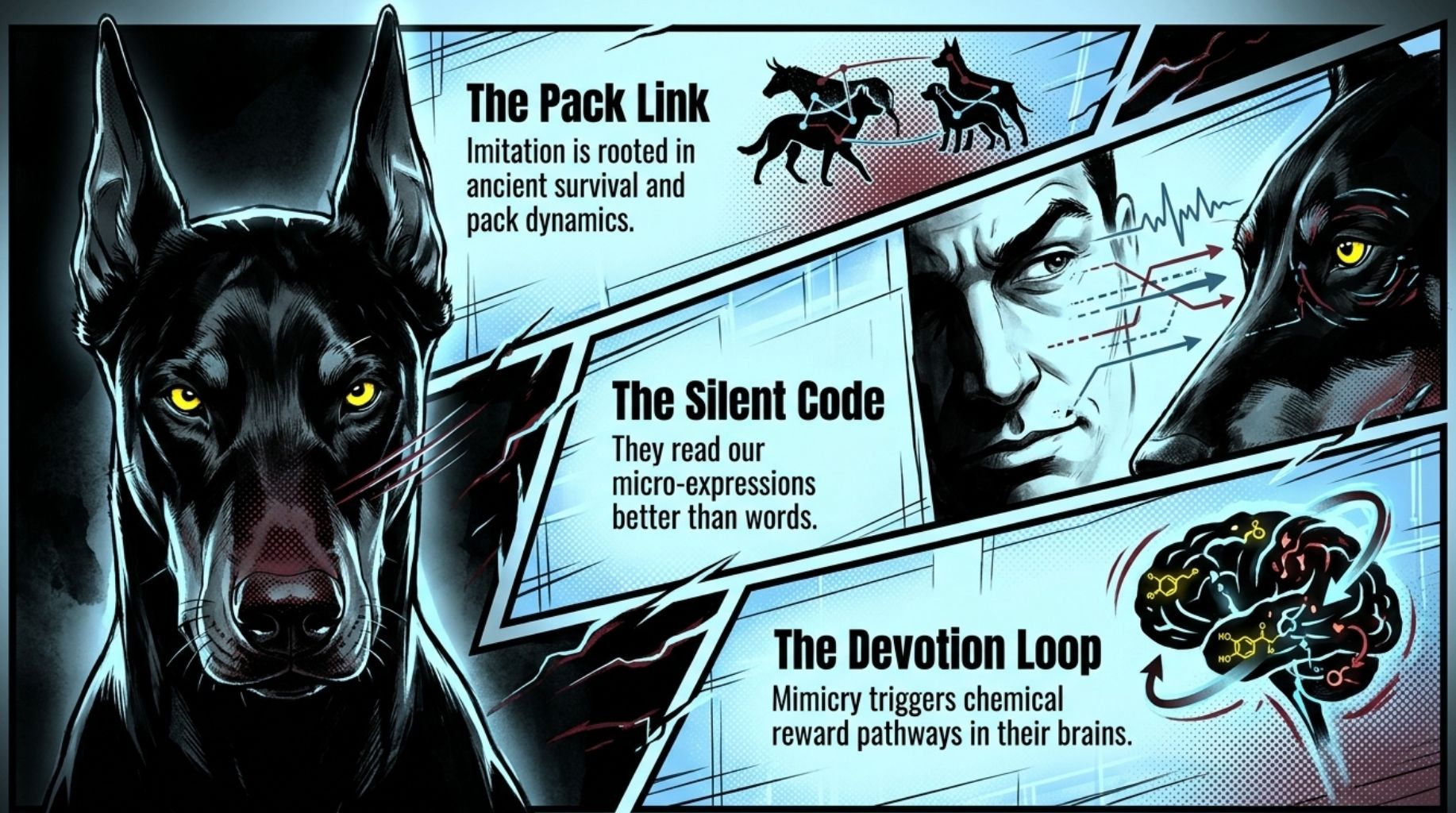 scary doberman dog look shows the article's key takeaways