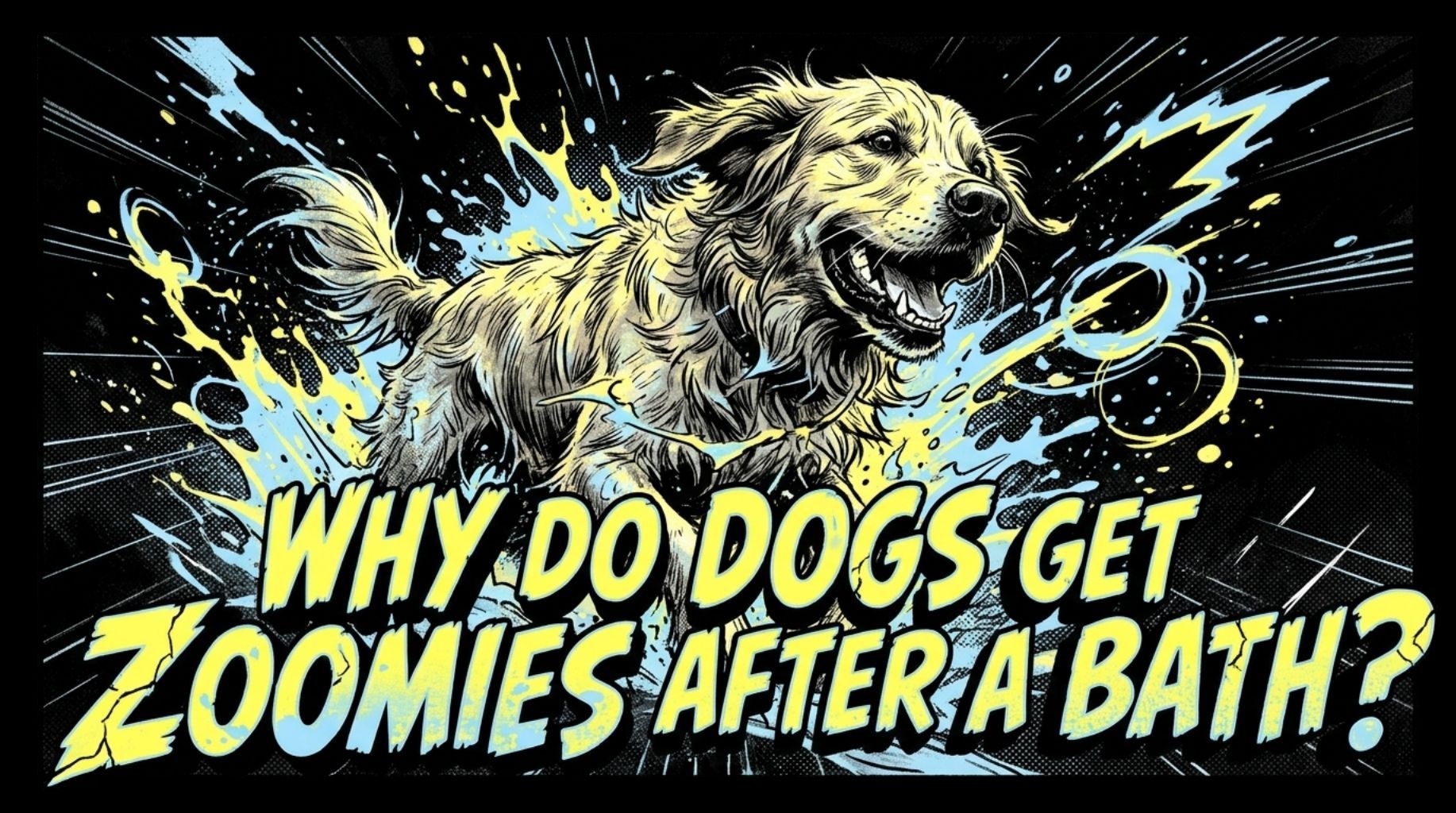 Why Your Dog Get Post-Bath Zoomies