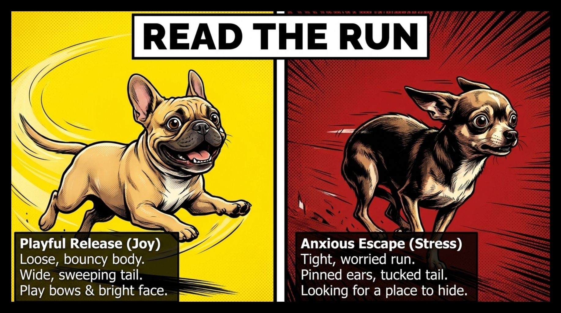 read the run as the zoomies can bee from joy or from stress