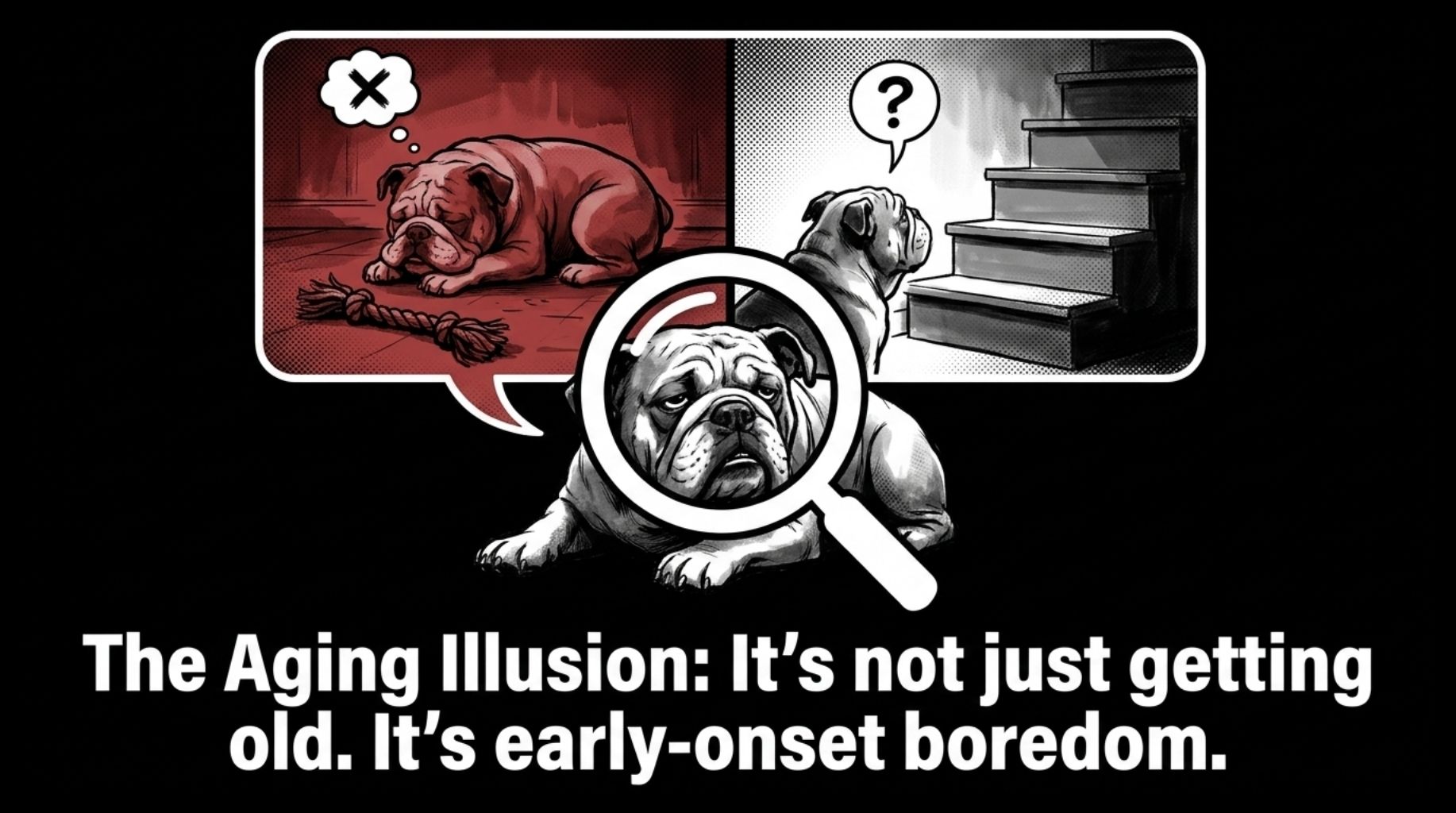 the aging dog illusion