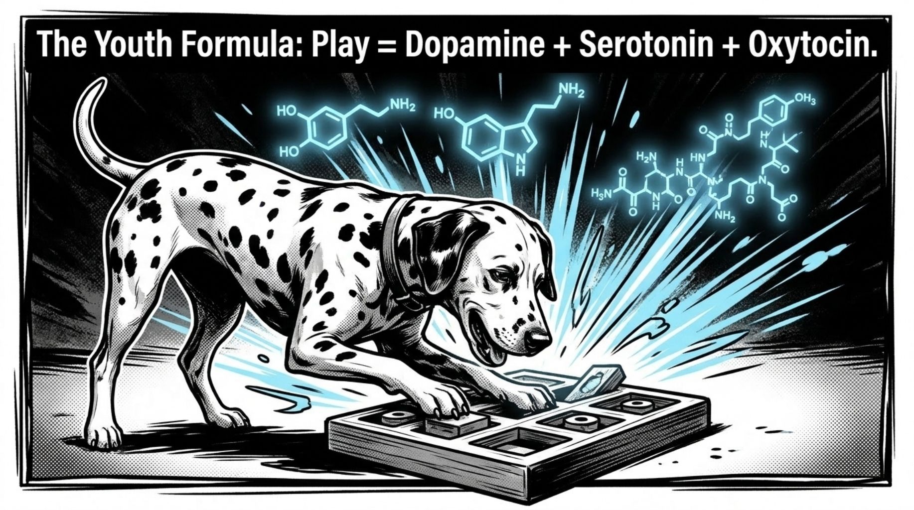 the youth formula for dogs is to keep with their play in order not to grow older faster