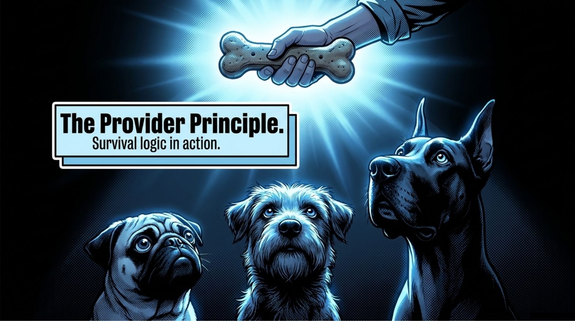 dogs always go to the provider