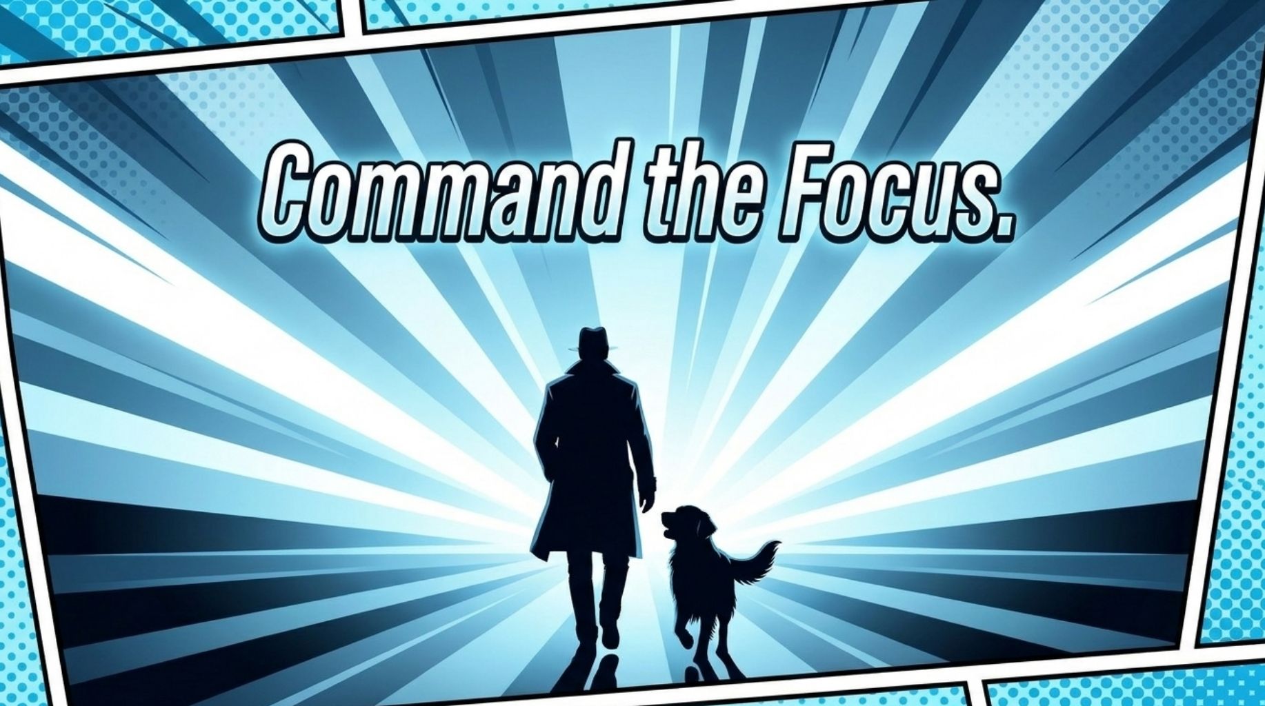 Try to command the focus of your dogs