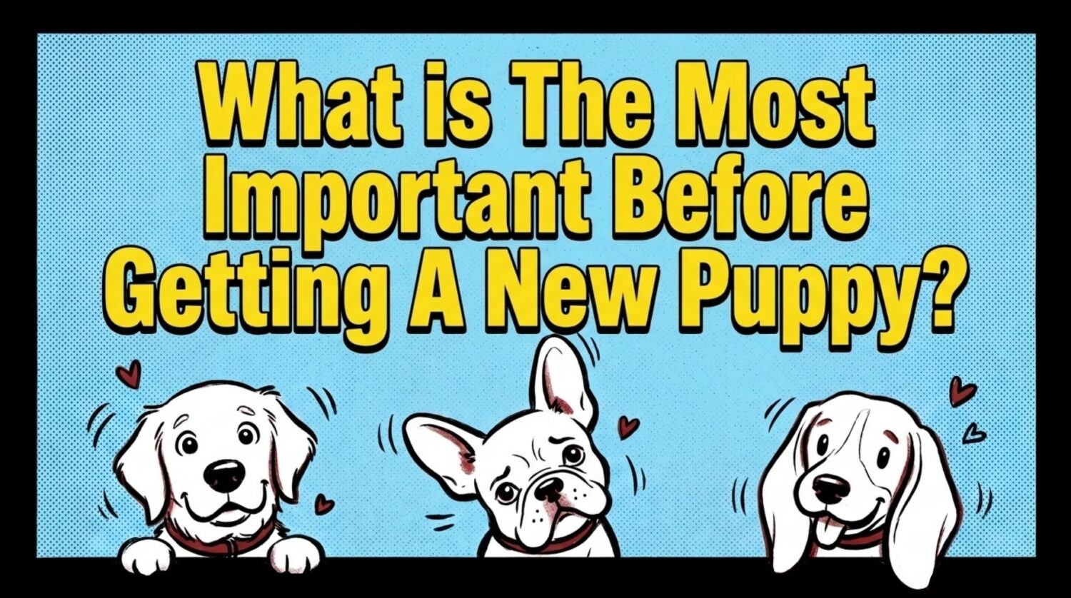 What is The Most Important Before Getting A New Puppy?