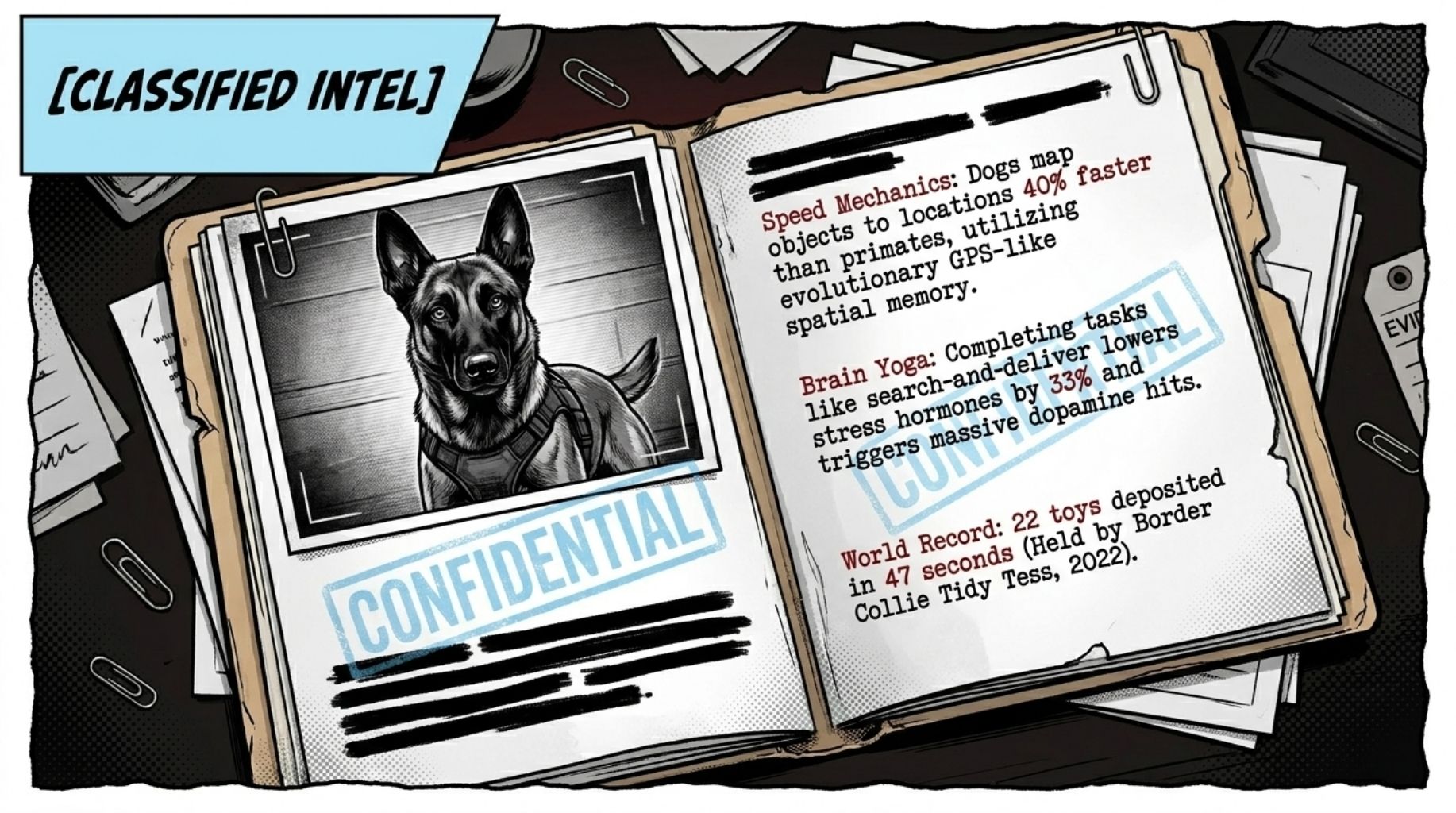cool dog facts about dogs that learn to clean up their toys