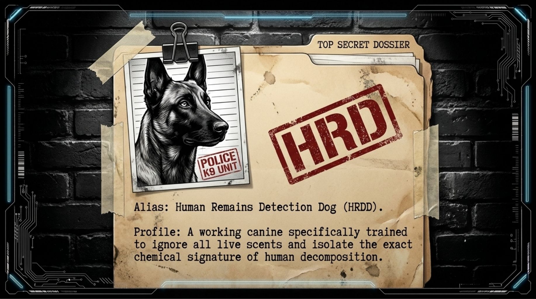 Human Remains Detection Dog