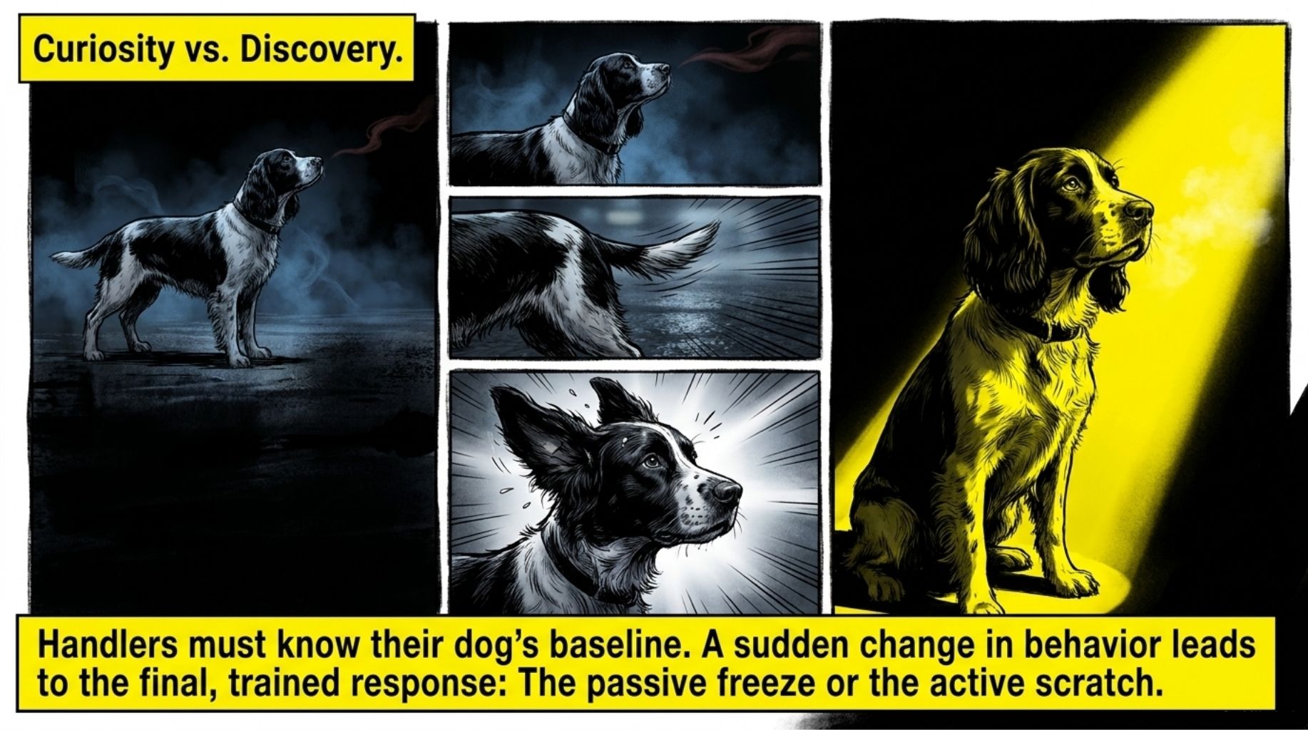 examples of dog curiosity and dog discovery