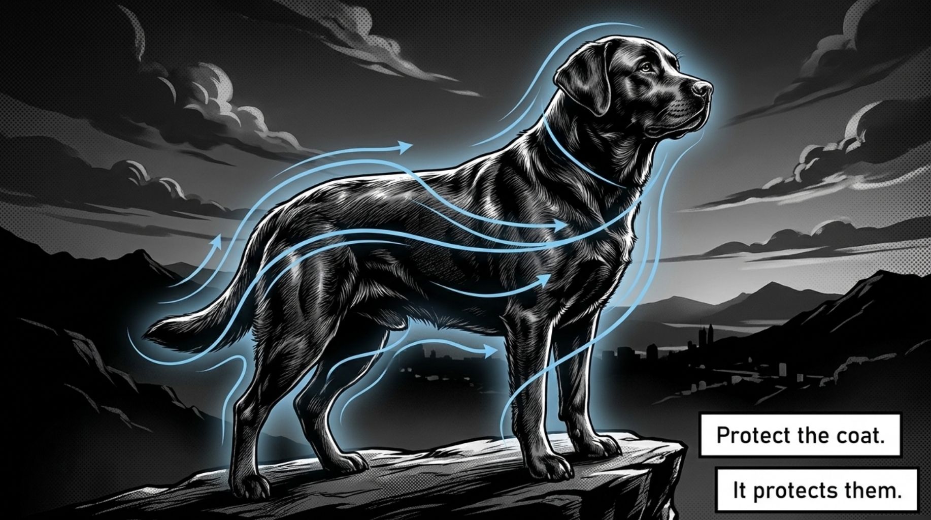 Protect the Labrador coat