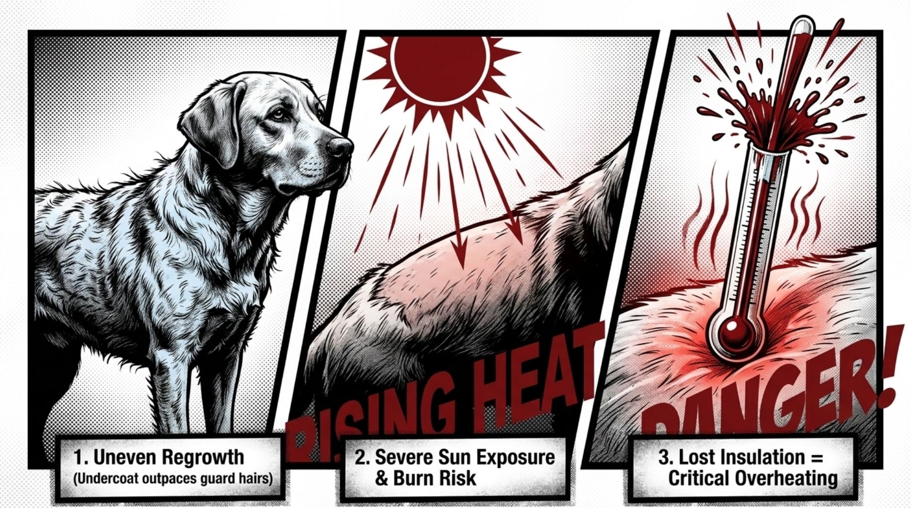 how the coat of Labrador protect