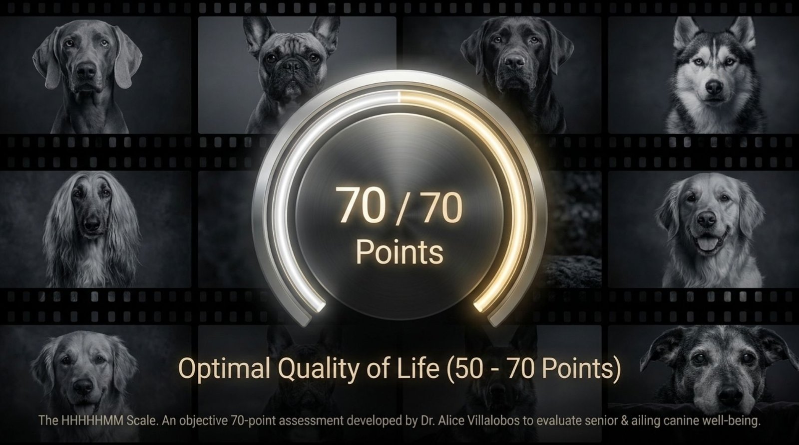 Optimal quality of life 50-70 points