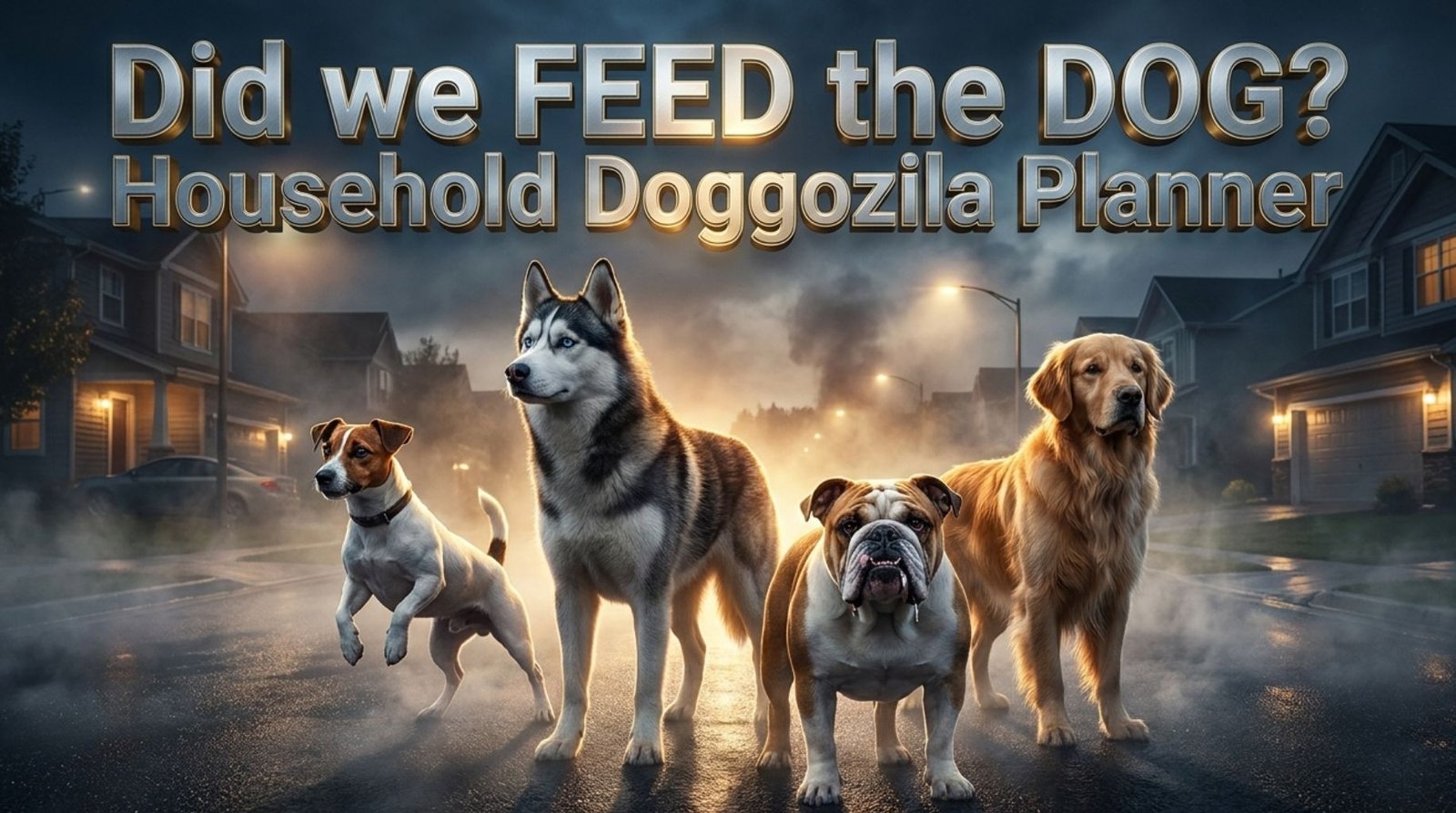Household Dog Planner